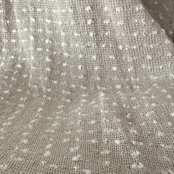 OLIVIA BY HABITAT | Beige Textured Cardigan with Large Buttons - Picture 6 of 10